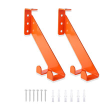 (Three-in-one chain saw bracket 2Pcs package) 10" teräksinen moottorisahan seinäteline