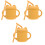3Pcs Durable Silicone Sippy Cups Straw Water Bottles 3