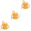 3Pcs Durable Silicone Sippy Cups Straw Water Bottles 5