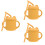 3Pcs Durable Silicone Sippy Cups Straw Water Bottles 6