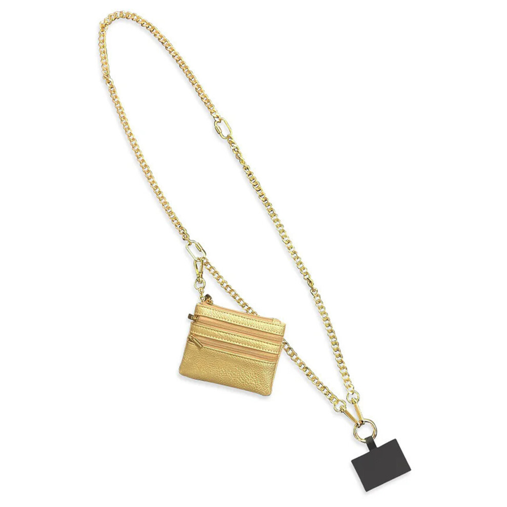 (B) Phone Lanyard With Wallet, Crossbody Strap 6017806754567
