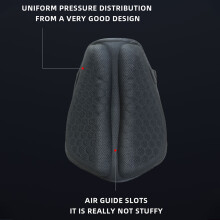 Gel Motorcycle Seat Cushion w/ Waterproof Cover