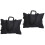 2Pcs Waterproof Black Canvas Drawing Board Bag with Zipper Tote Handle 5