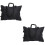 2Pcs Waterproof Black Canvas Drawing Board Bag with Zipper Tote Handle 7