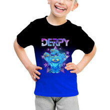 (3-4Y) 2025 New KPop Demon Hunters Saja Boys Kids T-Shirts Cartoon Short Sleeve Tops Anime Fans Children's Clothing for Baby Girl Boy