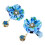 2Pièces Barrette Japonaise Enfant Prunier Accessoire Mode 6