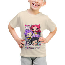 (3-4Y) 2025 New KPop Demon Hunters Saja Boys Kids T-Shirts Cartoon Short Sleeve Tops Anime Fans Children's Clothing for Baby Girl Boy