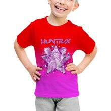 (4-5Y) 2025 New KPop Demon Hunters Saja Boys Kids T-Shirts Cartoon Short Sleeve Tops Anime Fans Children's Clothing for Baby Girl Boy