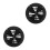 2Pièces Cache Aération Rv En PP Noir Avec Lames Réglables Et Élégantes 4
