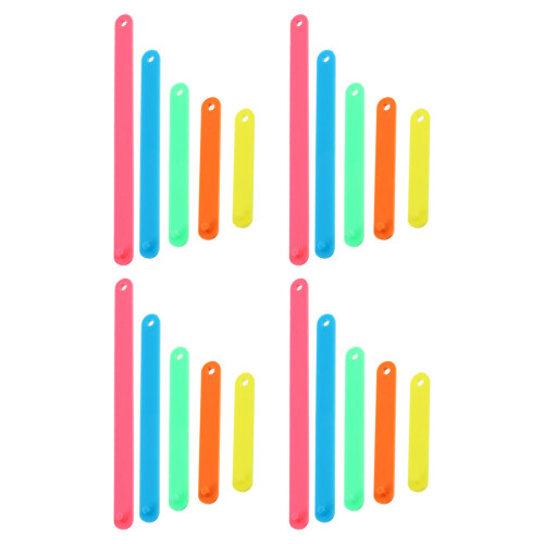 60Pièces Kit Manipulables Math Plastique Coloré École 2