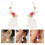 5Pièces Boucles D'oreilles Multicolores En Pour Fête 11
