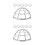 12Pcs Durable Iron Guard Silver Protective Cover for Home 9
