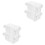 4Pcs Fish Divider Box Plastic Aquarium Incubator for Breeding Fish 5