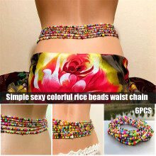 Boho Beaded Belly Chain for Women & Girls