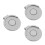 3Pièces Clip Casquette Golf Aimanté Argenté Décor 8