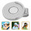 3Pièces Clip Casquette Golf Aimanté Argenté Décor 10