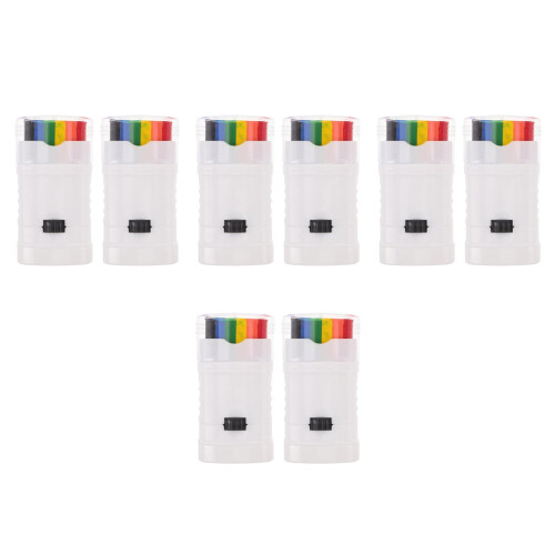 8Pièces Crayons Corps Multi Couleurs Pour Enfants 2