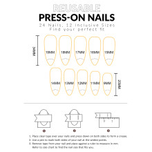 Rabbit Easter Fake Nails, Zero Pressure, Resin Material