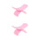 2Pcs Compact Pink Nail Rest Pillow Plastic Hand Stand for Nail Techs 7