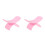 2Pcs Compact Pink Nail Rest Pillow Plastic Hand Stand for Nail Techs 9
