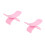 2Pcs Compact Pink Nail Rest Pillow Plastic Hand Stand for Nail Techs 10