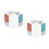 2Pièces Prismes Optiques Cube En - Décor 4