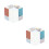 2Pièces Prismes Optiques Cube En - Décor 5