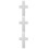 3Pcs White Foam Cross Cake Dummies for Baking and Celebration 5