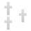 3Pcs White Foam Cross Cake Dummies for Baking and Celebration 8