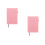 2Pièces Planner Compact 2026 Rose PU Cuir Pour Notes Journal 10