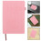 2Pièces Planner Compact 2026 Rose PU Cuir Pour Notes Journal 11