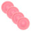 12Pièces Réutilisables Silicone Roses Pour Assiettes 3