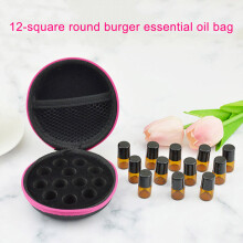 12-Slot Round Essential Oil Bag w/ Foam