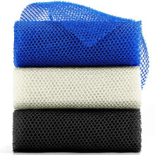 3-Piece Exfoliating Body Washcloth - Blue, White, Black