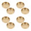 8Pcs Elegant Golden Kitchen Sauce Dish Multi-Function Dipping Bowl 9