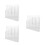 3Pièces Distributeur Pailles En Transparent Pour 6