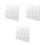 3Pièces Distributeur Pailles En Transparent Pour 8