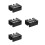 4Pièces Kit Réparation Embouts Queue De Billard 12-En-1 Portable Noir 4