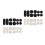 40Pcs Cable Organizer Clips White Tpr Self-Adhesive Cord Holders 5