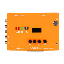 ODV-GBS-C AIO OSSC Adapter Resolution Control RGBS/YPBPR/RGBHV to VGA/ Retro Game Console for PS1/2/3/N64 UK Plug
