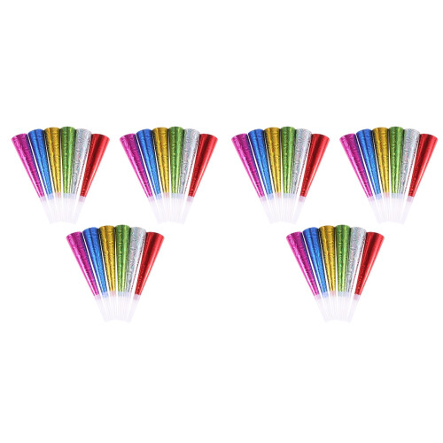36Pcs Reusable Birthday Party Whistles Plastic Noise Makers Assorted 1