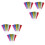 36Pcs Reusable Birthday Party Whistles Plastic Noise Makers Assorted 3