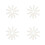 80Pcs Durable Nylon Replacement Tips for Fine Line Paint Markers White 10