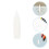 80Pcs Durable Nylon Replacement Tips for Fine Line Paint Markers White 11