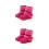 2Paires Bottines Hiver Bébé Rosées Et 8