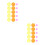 30Pcs Pet Warm Light Color Sheets Adhesive Diffuser Film for Lamps 4