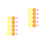 30Pcs Pet Warm Light Color Sheets Adhesive Diffuser Film for Lamps 6