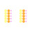 30Pcs Pet Warm Light Color Sheets Adhesive Diffuser Film for Lamps 7