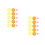 30Pcs Pet Warm Light Color Sheets Adhesive Diffuser Film for Lamps 10