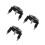 3Pcs Multi-Functional Bracket Black Easy Install 6
